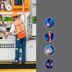 Gebrauchte Anti-Grade-Matten Antifatipfel für Arbeit Mosegor S05Y2KM0007