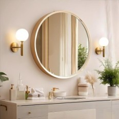 Wall lamp Vintage with Glass Jujuqi 2 pcs. For the living room. Hotel bedroom