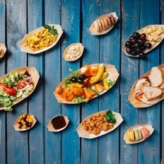 Cuencos de madera Biozoyg 1000 ecológico y compostable