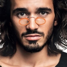 Lesebrille Unisex Compact Kokobin mit einem Clip +1,5 Ausstellung