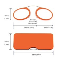 Prillide lugemine Unisex Compact Kokobin Clip +1,5 näitusega