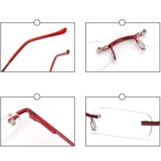 Mini Kokobin d'occasion Lunettes de lecture avec +1,5.5 Femmes et cas pour hommes