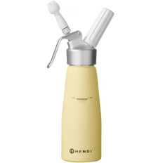 Siphon for pisket krem pastell gul 0,5 l - Hendi 975855