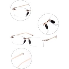 Okulary do czytania bezramkowe TERAISE lekkie unisex antyblue light