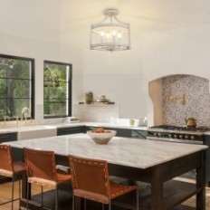 Moderní lustr pro KMAIP Salon 4 lampa E14 Kolo vinobraní rustikální