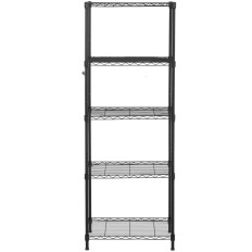 Draaddraad draadboekkast 5 planken 55 x 44,5 x 150 cm tot 150 kg