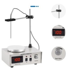 Magnetisk mixer med MXBAOHENG 85-2A 220V varmeplade