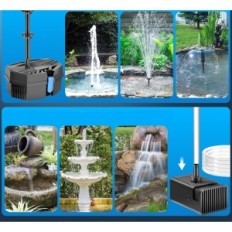 Usato filtro per stagno solare da 8W con pompa da biling 405L / h con batteria e tubo 1,5 m