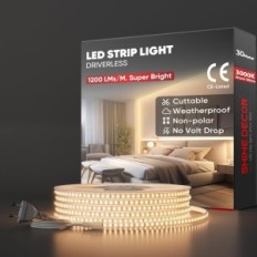 LED szalag 30m vízálló IP65 Shine Decor SMD 2835 120 LED / m hőfehér