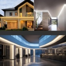 LED páska 30m vodotěsný IP65 lesk výzdoba SMD 2835 120 LED / m teplo bílá