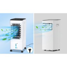 Acondicionador de aire de agua de agua 60W usado sin tubería 6L con control remoto y 7h Temporizador