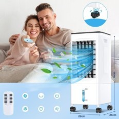 Air conditionné d'eau de l'eau de l'eau de 60W d'occasion sans tuyau de 6L avec télécommande et minuterie de 7h