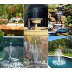 Použité 20W Fakturáciu 875 L / H Pond pump s filtrom a 2M hadicou