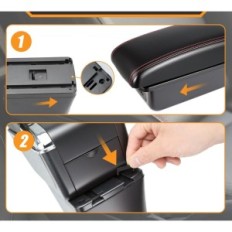 Reposabrazos medio para VW POLO 9N 2002-2009 OYHCM Doble capa