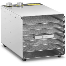 Professionele food droger eten fruit champignons 6 rasters 500 W