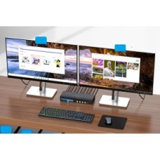Nepotpun / rabljeni KVM AILVLVNG HDMI DisplayPort 4PC 2 monitora