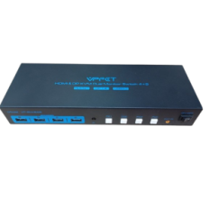 Nebaigtas / naudojamas KVM Ailvlvng HDMI DisplayPort 4PC 2 monitoriai