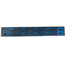 Nebaigtas / naudojamas KVM Ailvlvng HDMI DisplayPort 4PC 2 monitoriai