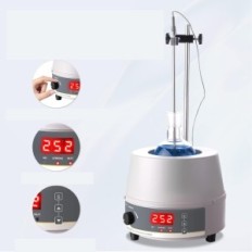 Agitatore magnetico con riscaldamento 1000 ml Mostra labfish