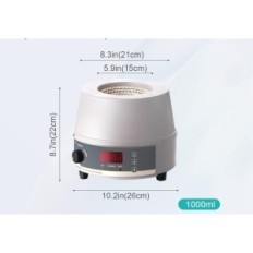 Agitatore magnetico con riscaldamento 1000 ml Mostra labfish