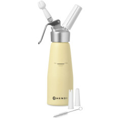Siphon for whipped cream pastel yellow 0.5 L - Hendi 975855