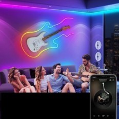 Fleksibel LED AILBTON 30M RGB Application Control / Fjernbetjening