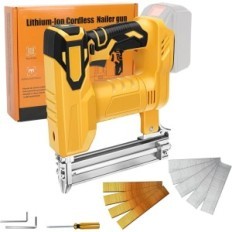 Cloueur sans fil 18ga 2in1 18V / 20V avec 500 ongles et 500 agrafes