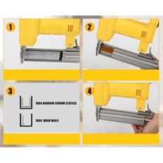 Cloueur sans fil 18ga 2in1 18V / 20V avec 500 ongles et 500 agrafes