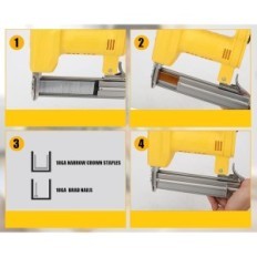 Wireless nailer 18ga 2in1 18V / 20V with 500 nails and 500 staples