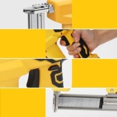 Wireless nailer 18ga 2in1 18V / 20V with 500 nails and 500 staples