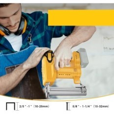 Wireless nailer 18ga 2in1 18V / 20V with 500 nails and 500 staples