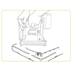 Wireless nailer 18ga 2in1 18V / 20V with 500 nails and 500 staples