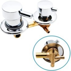 Shower mixer Afuder brass wall chromed