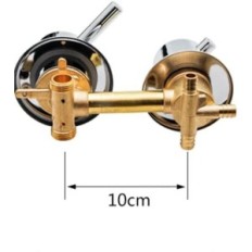 Shower mixer Afuder brass wall chromed
