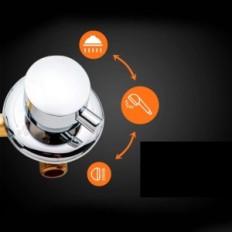 Misturador de duche Afuder Bronr Wall Cromado