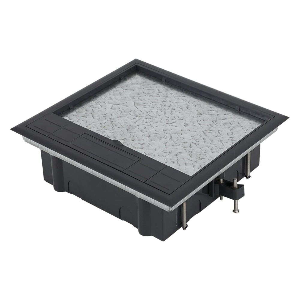 Floor socket recessed with mounting cartridges