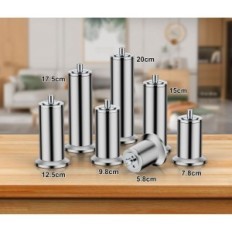 Möbelbeine einstellbar QENOVO 25cm Edelstahl 4pcs Ausstellung