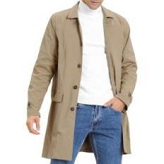 Male coat Fezia single-row with flange for autumn size M