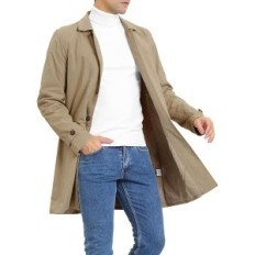 Casaco masculino Fezia única linha com flange para o tamanho do outono m