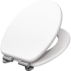 Placa de sedessão usada / incompleta WC Kan Malmö Oval Branco