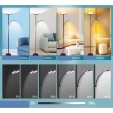 Lampada da terra 42W danneggiata 4200LM regolabile con un telecomando