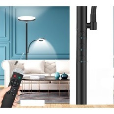 Lâmpada de piso danificada 42W 4200LM ajustável com um controle remoto