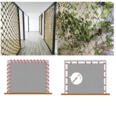 Griglia di sicurezza per bambini 2x4m universale per balcone interno interno