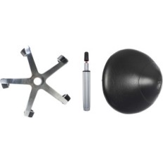 Saddles on wheels Antlu adjustable black exhibition