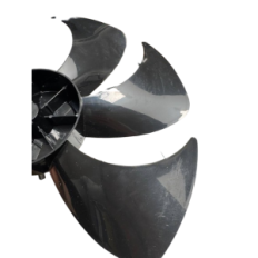 Ganeed 50 cm stropní ventilátor s lampou E27 a černou výstavou dálkového ovládání