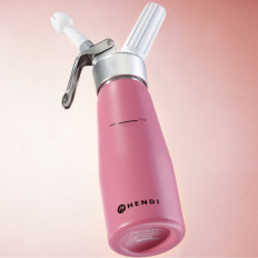 Siphon για πασπαλιστό παστέλ ροζ 0,5 l - Hendi 975886