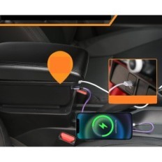 Srednji naslon za ruke kožni oyhcm za Suzuki Ignis crno