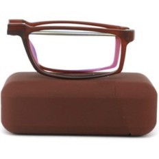 Foldglas Kokobin Anti-reflekterande +2,0 med brunt fall