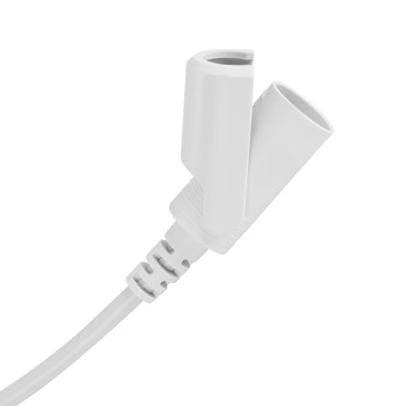 Adaptador divisor para comando remoto e comando de pé da cadeira cosmética KATE — close-up do cabo