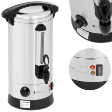 Water Water Waterverwarmer Dubbele stalen muren 8.7L 1500 W